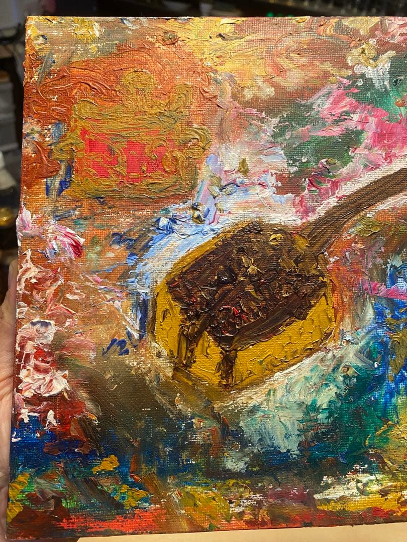 油彩画 【Okinawa at that time】F3