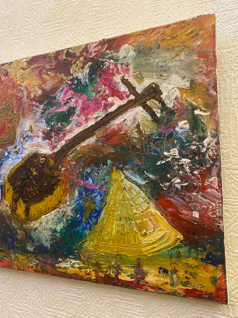 油彩画 【Okinawa at that time】F3