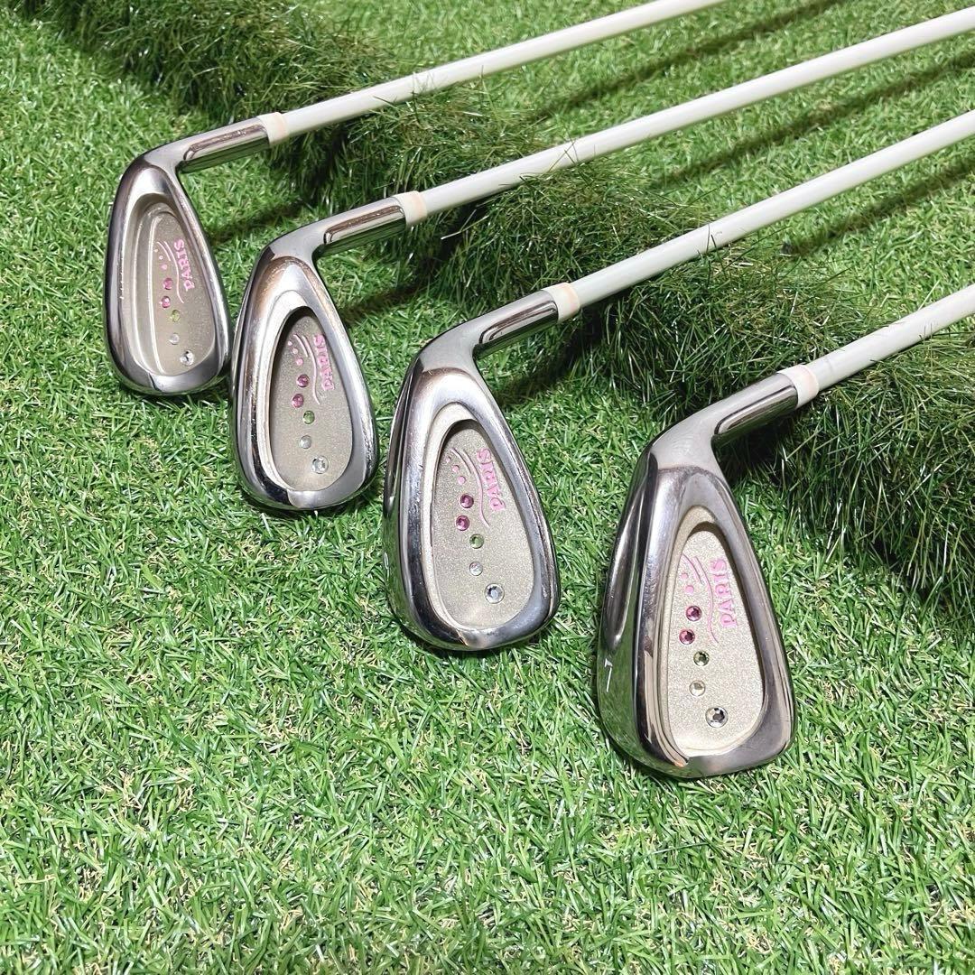 PARIS 初心者に優しいセット かわいい レディースゴルフクラブ8本セット