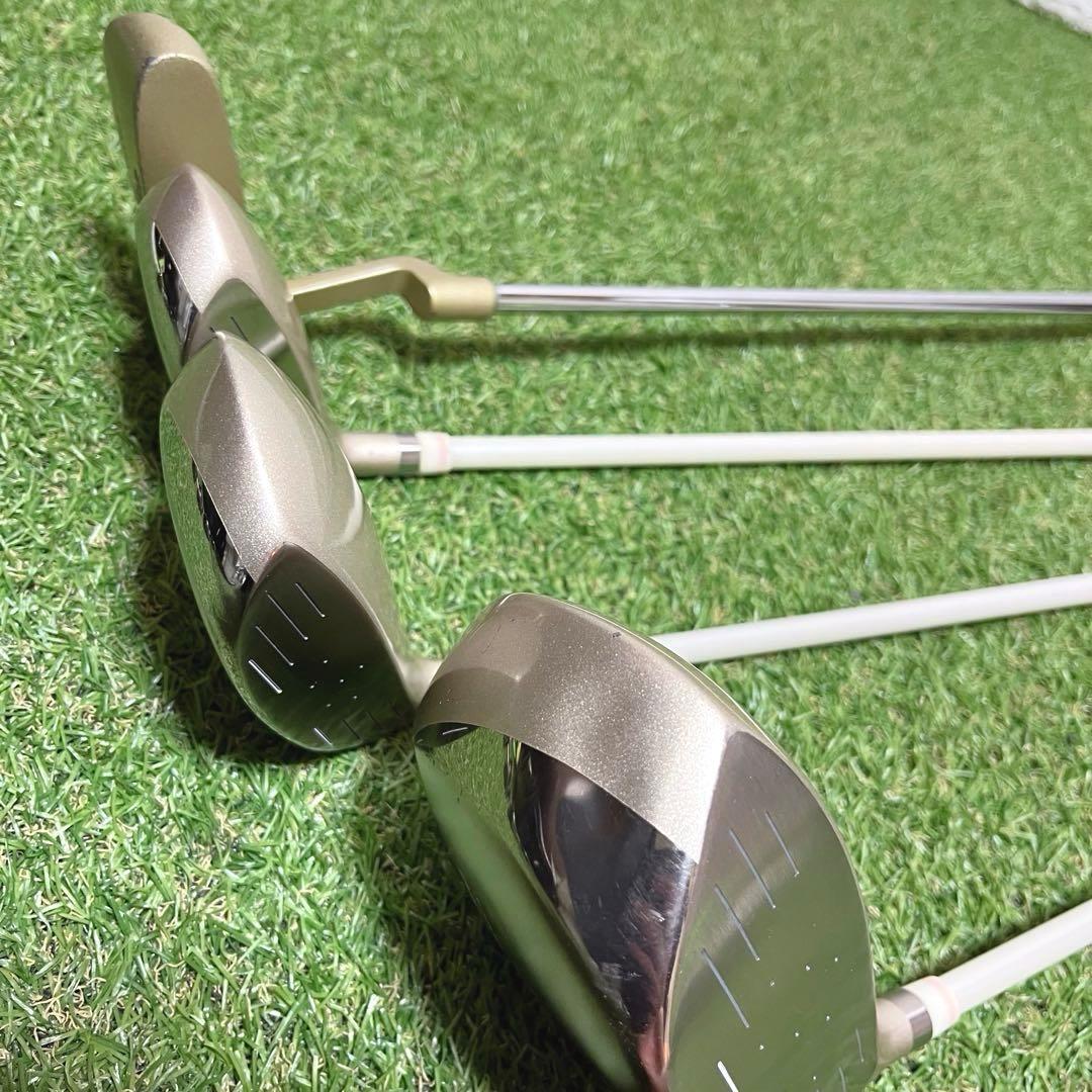 PARIS 初心者に優しいセット かわいい レディースゴルフクラブ8本セット