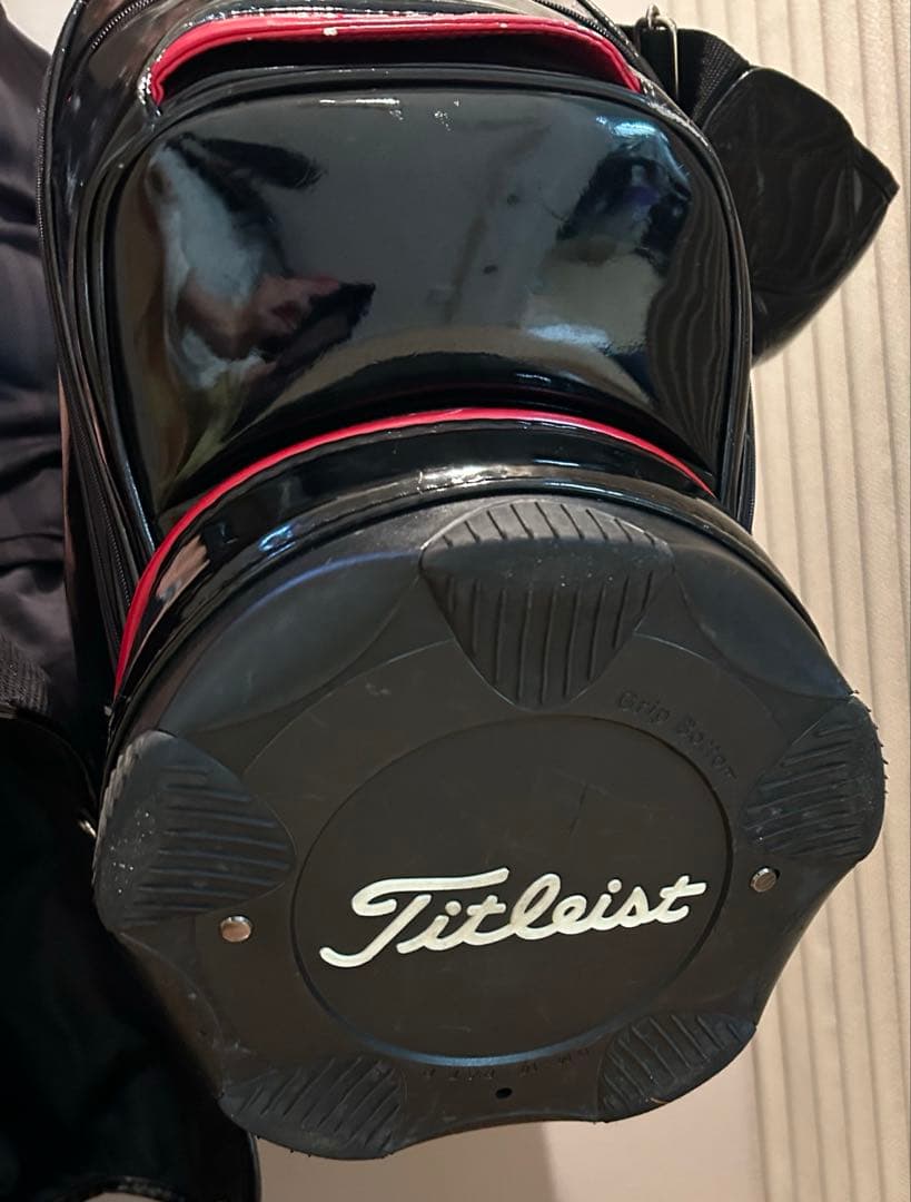Titleist ゴルフバッグ 黒/赤