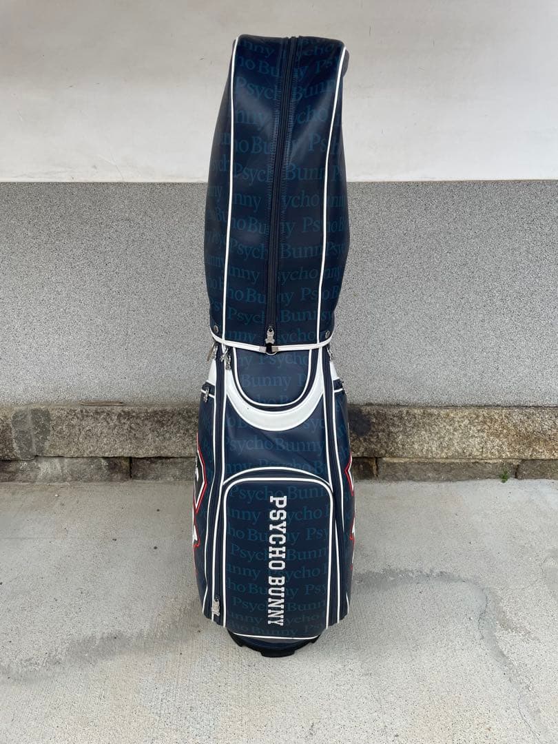 【お買い得】PSYCHO BUNNY キャディバッグ ネイビー