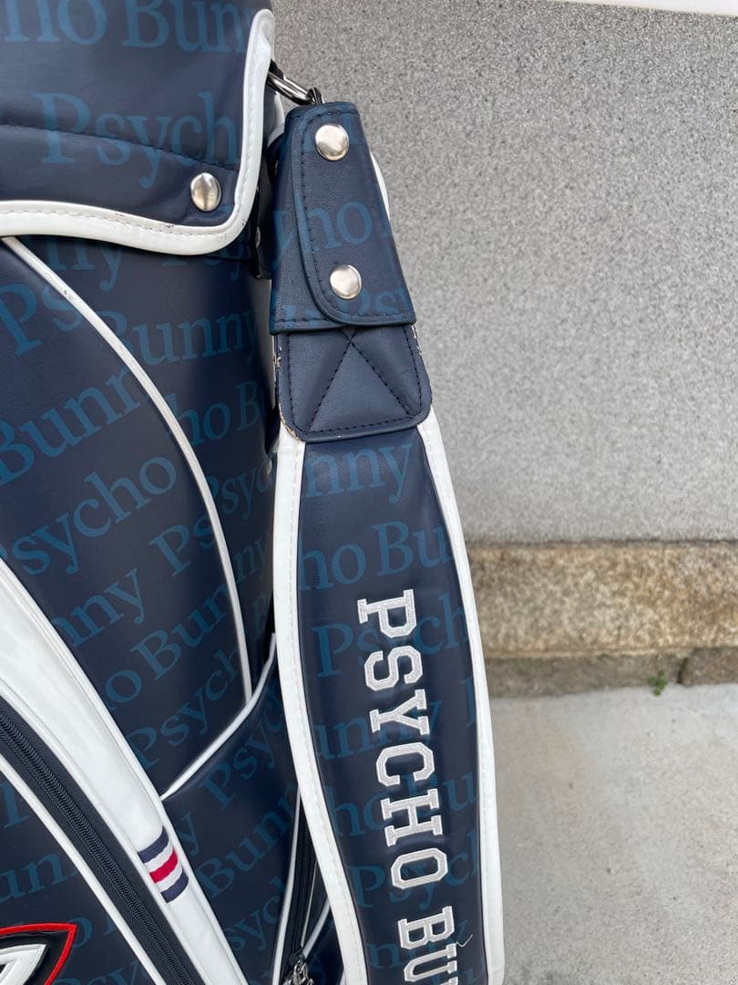 【お買い得】PSYCHO BUNNY キャディバッグ ネイビー