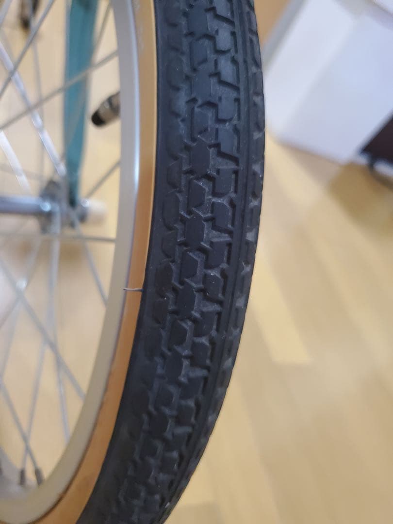 超美品HACCHI 子供用自転車 ミントグリーン