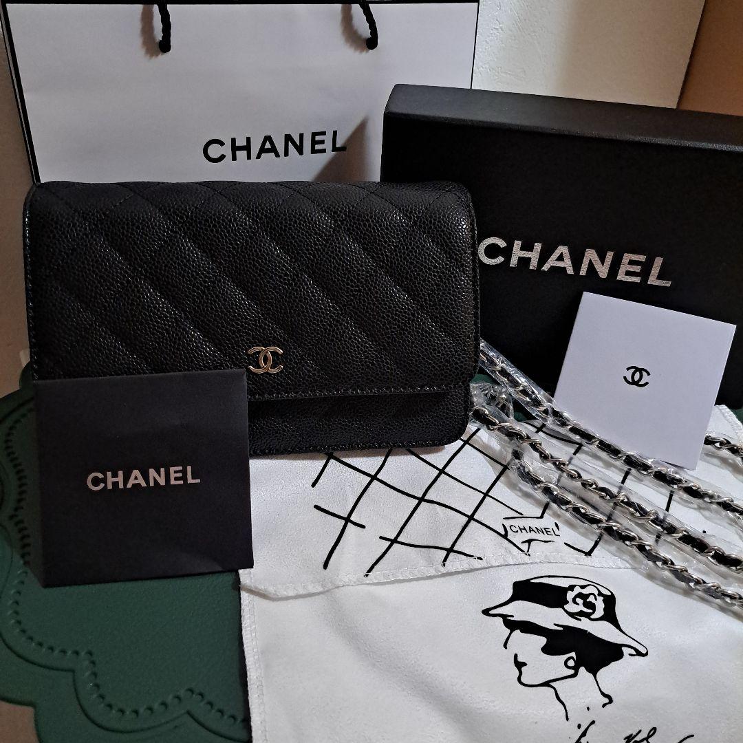 ☆CHANEL☆ノベルティ☆チェーン ショルダー バックシルバー