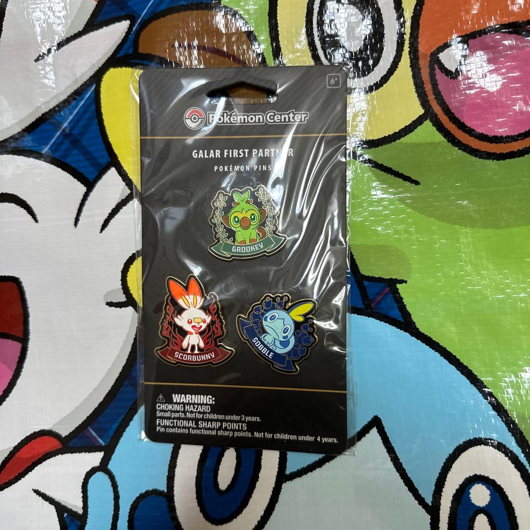 ポケモン　ピンバッジ　メッソン　ヒバニー　サルノリ　海外