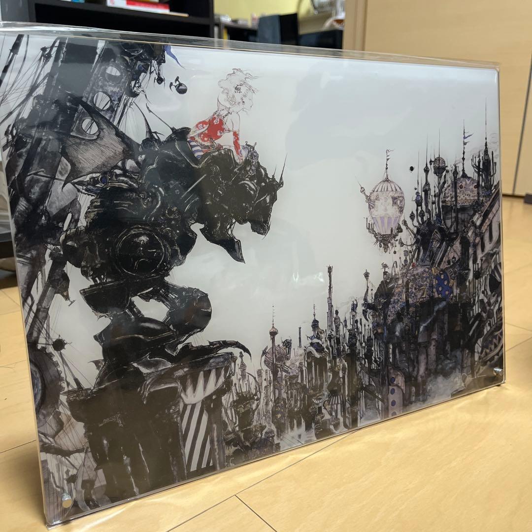 天野喜孝 アクリルプレート ファイナルファンタジーⅥ　街　ティナ