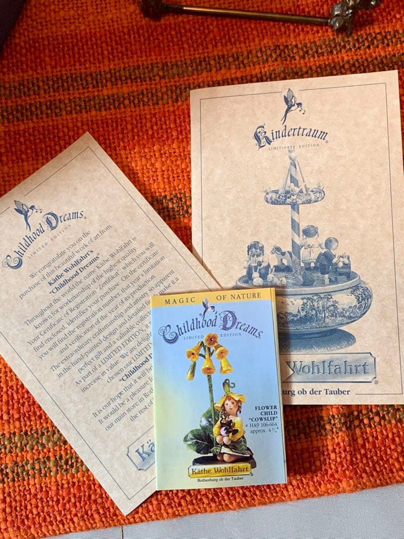 ドイツ製　木製人形　ケーテウォルファルト社の限定お人形セット(メル様ご確認用)