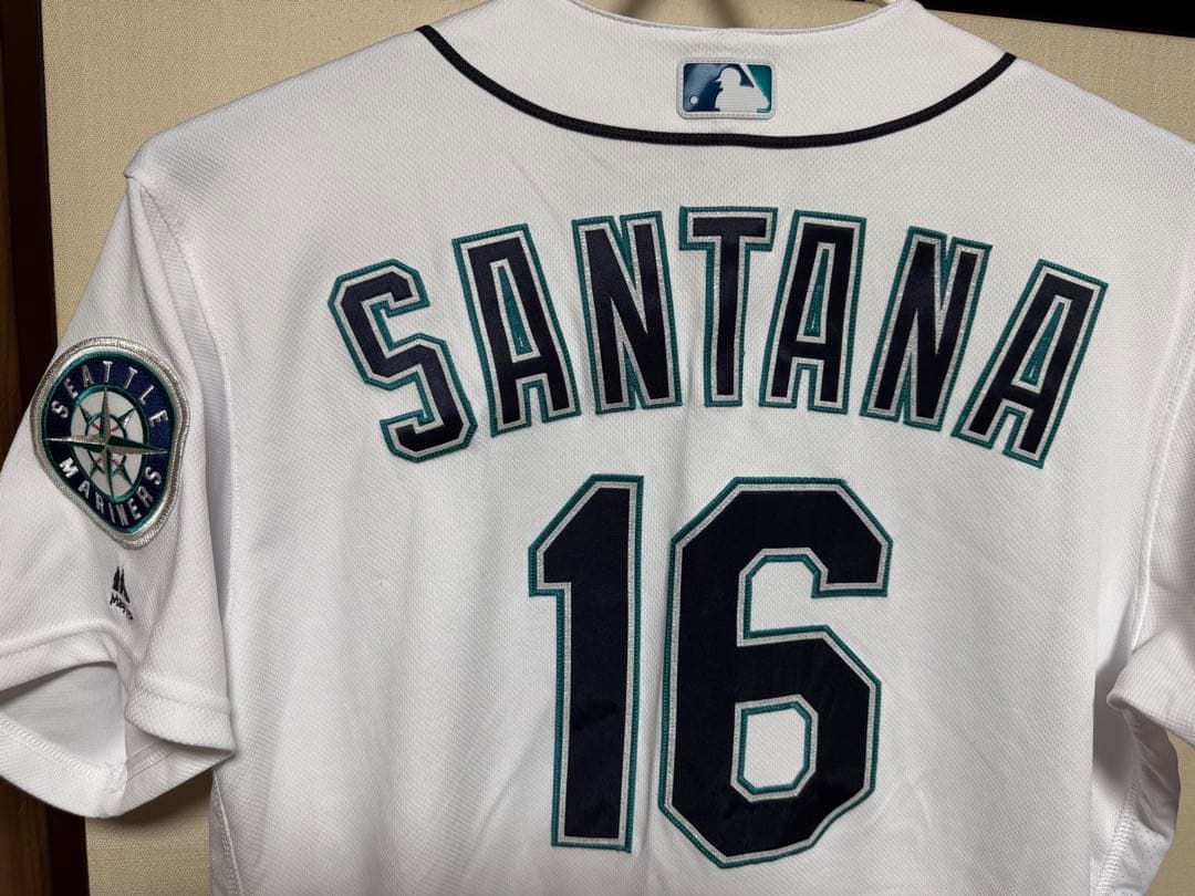 ヤクルト サンタナ2019年 実使用ユニフォーム ※ hranm2003