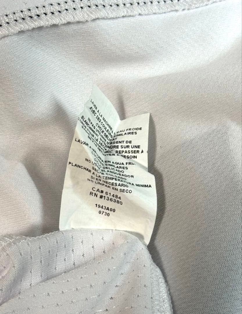 ヤクルト サンタナ2019年 実使用ユニフォーム ※ hranm2003