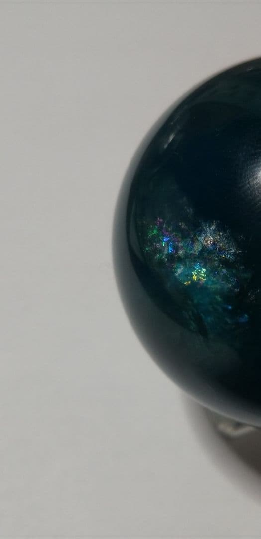 希少色 ブルー グリーン フローライト スフィア