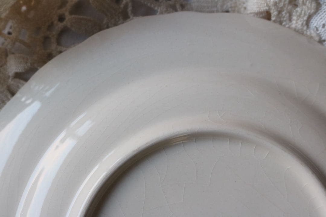 LONGCHAMPS デイジー　ブルーグリーン　デザート　プレート　フランス