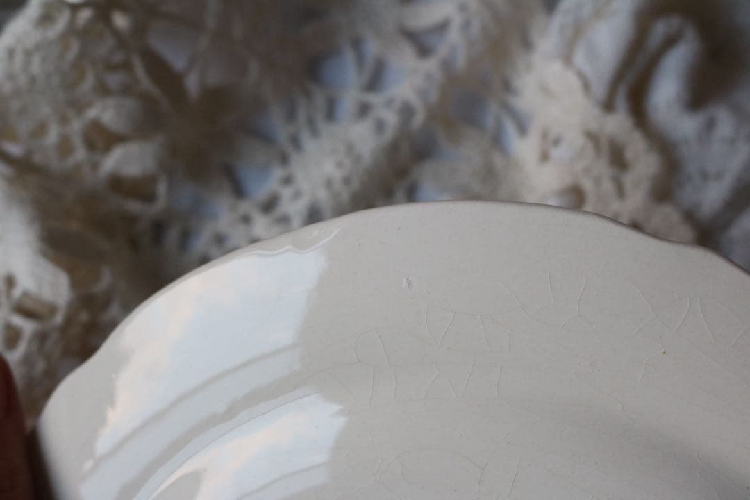 LONGCHAMPS デイジー　ブルーグリーン　デザート　プレート　フランス