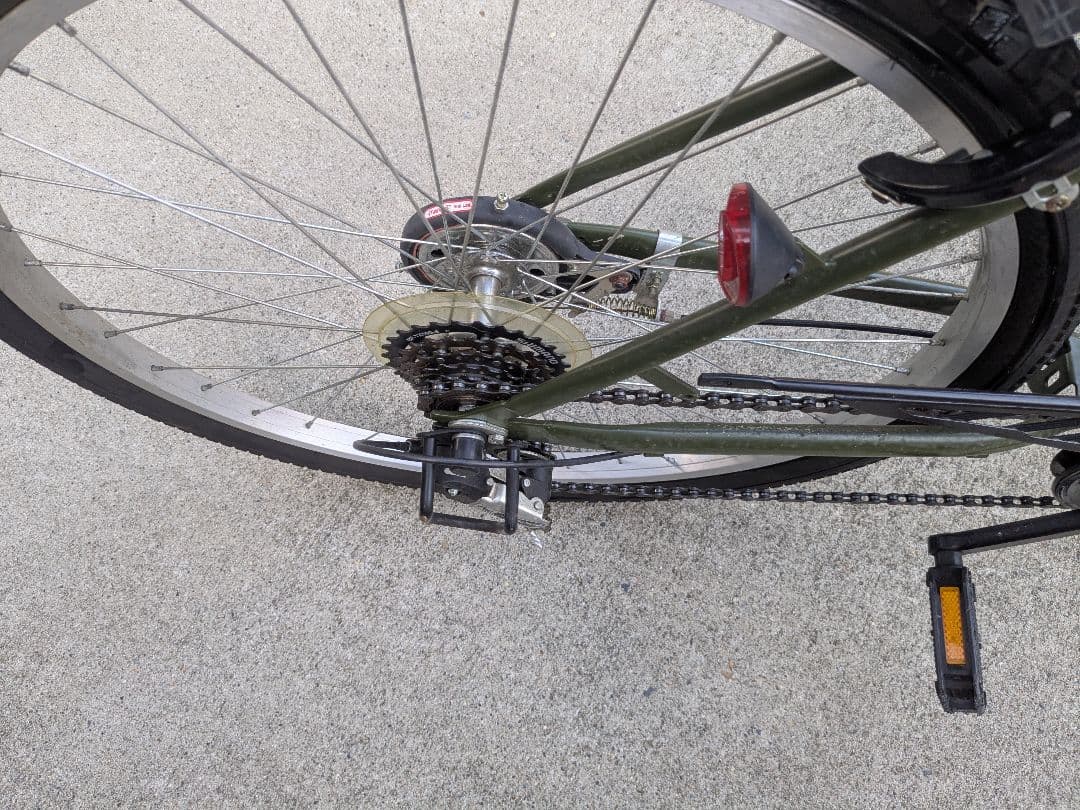 Natural Season 26インチ オリーブグリーン【引取できる方歓迎】