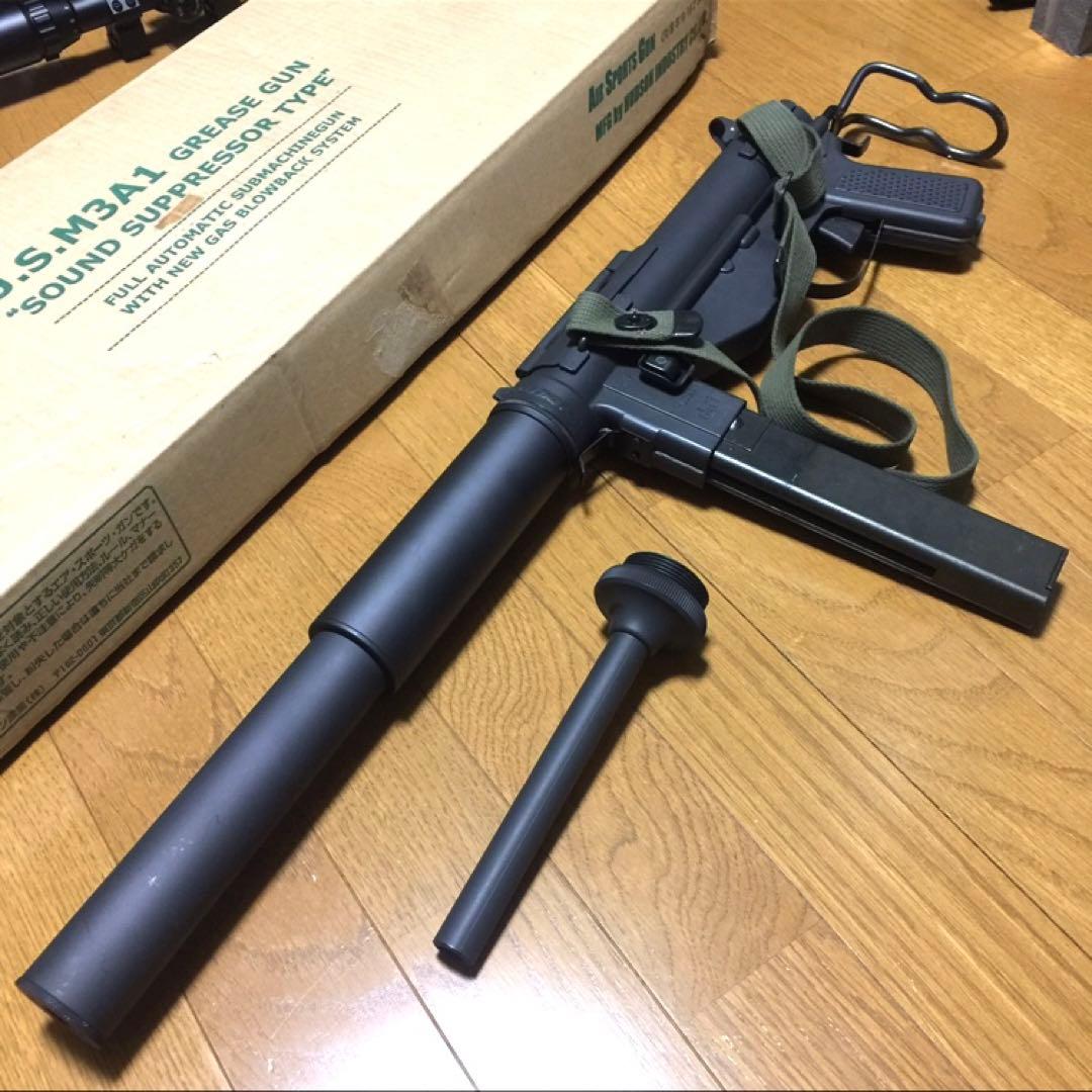 美品ハドソンM3A1　グリースガン　ガスブローバック