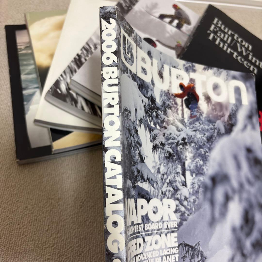 Burton歴代カタログ2006年から2013年スノーボードの歴史を知るカタログ