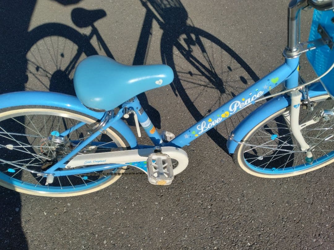 子供用20インチ自転車 青