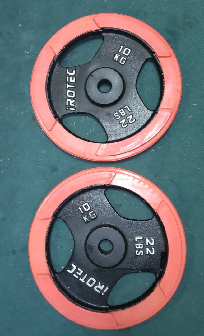 アイロテック 10kgプレート2枚 28mm 用
