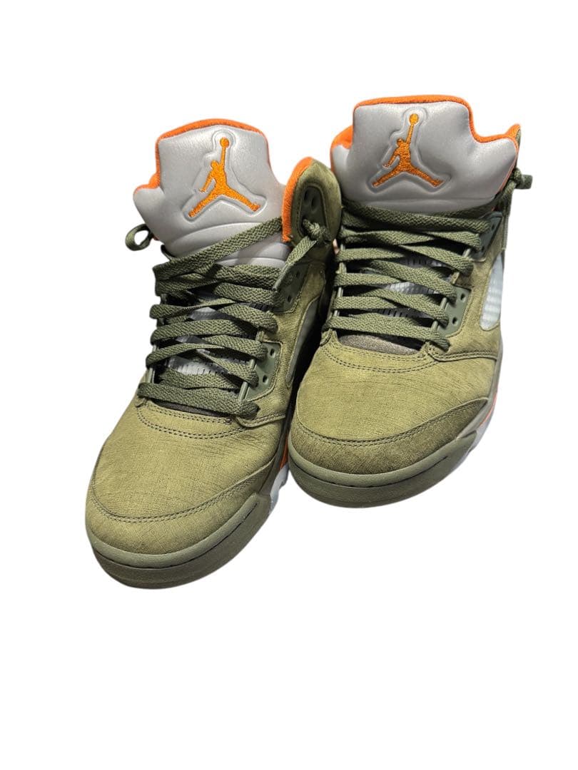 シューズ(男性用) NIKE AIR JORDAN5 RETRO \"OLIVE\" 27.5cm