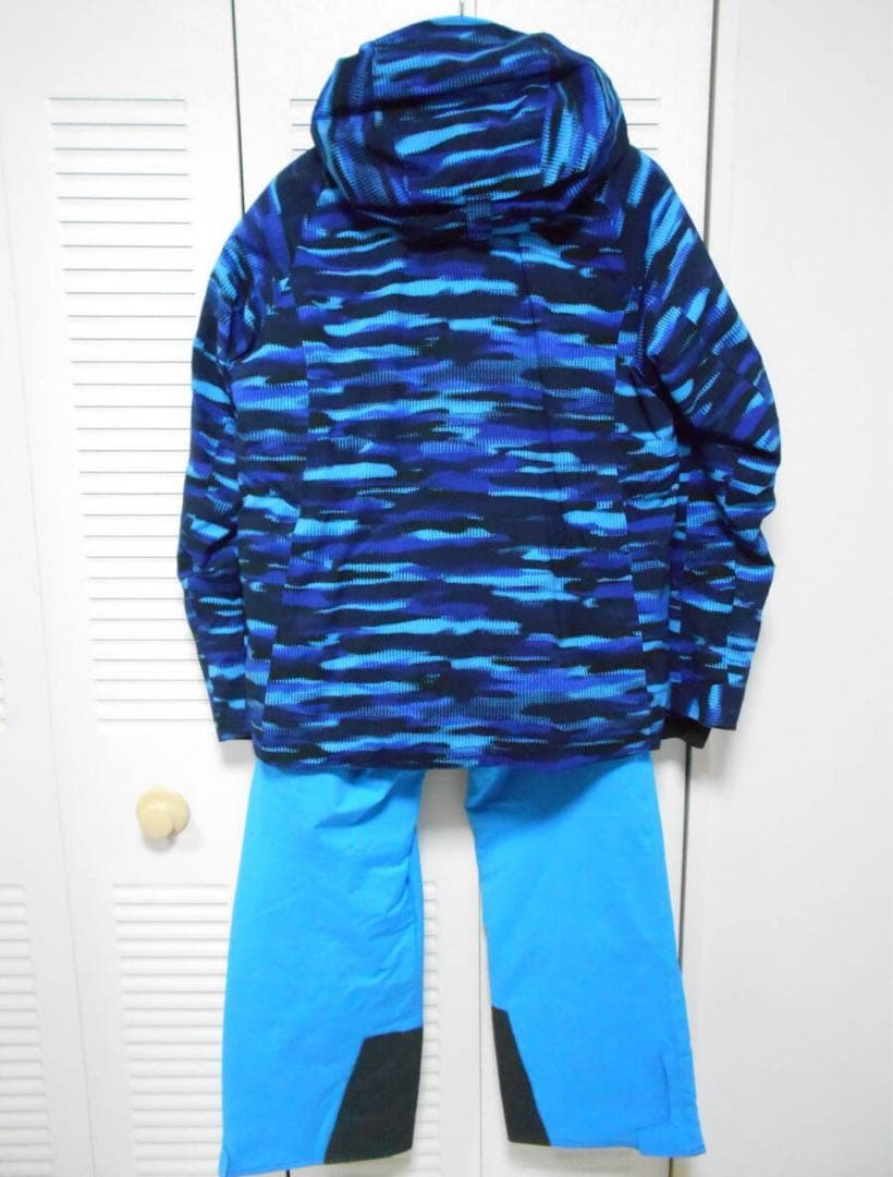 FABLICE スキーウェア　ブルー 迷彩柄　　Mサイズ