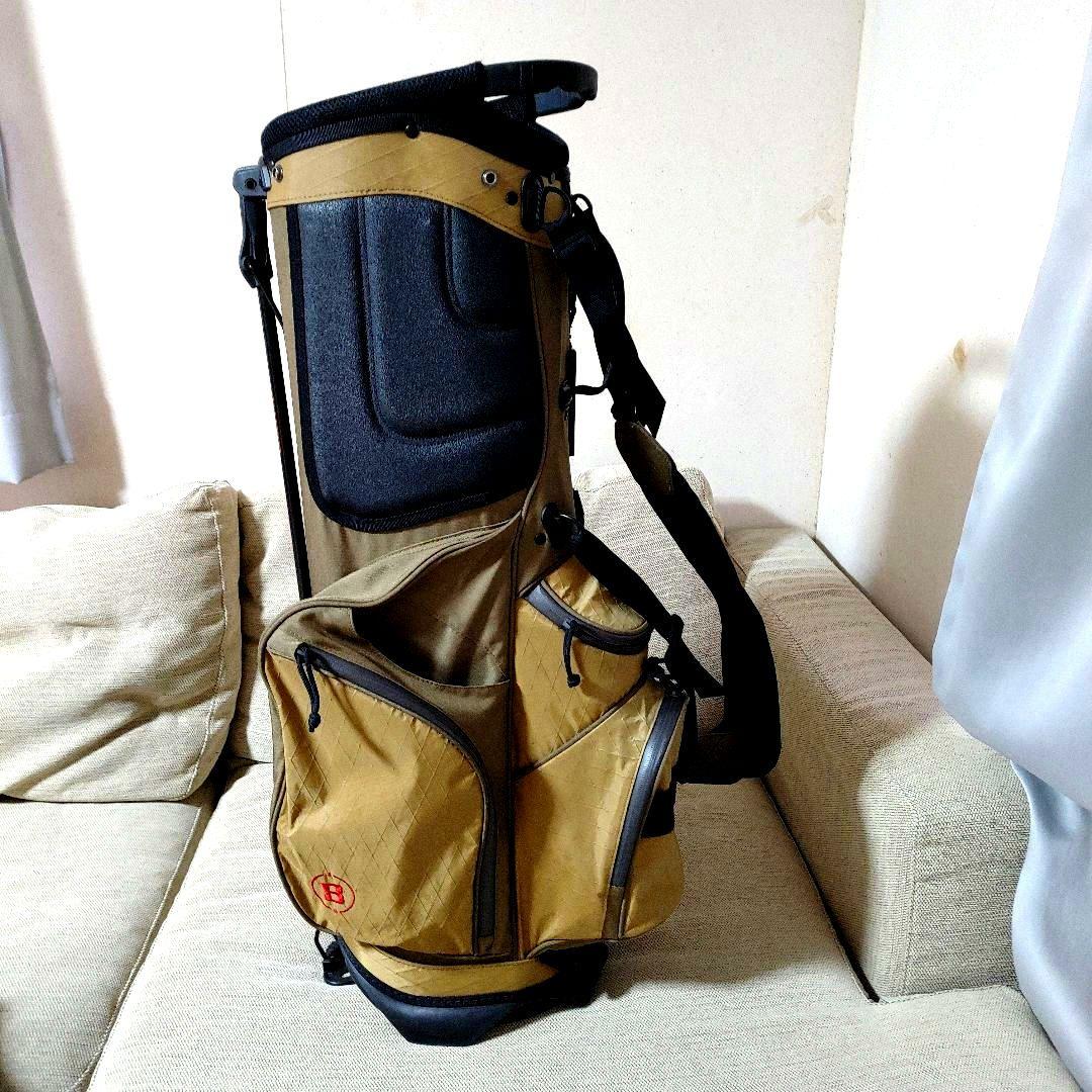 ブリーフィングキャディバッグCR-4★9.5型★コヨーテ希少カラー★3点ベルト付