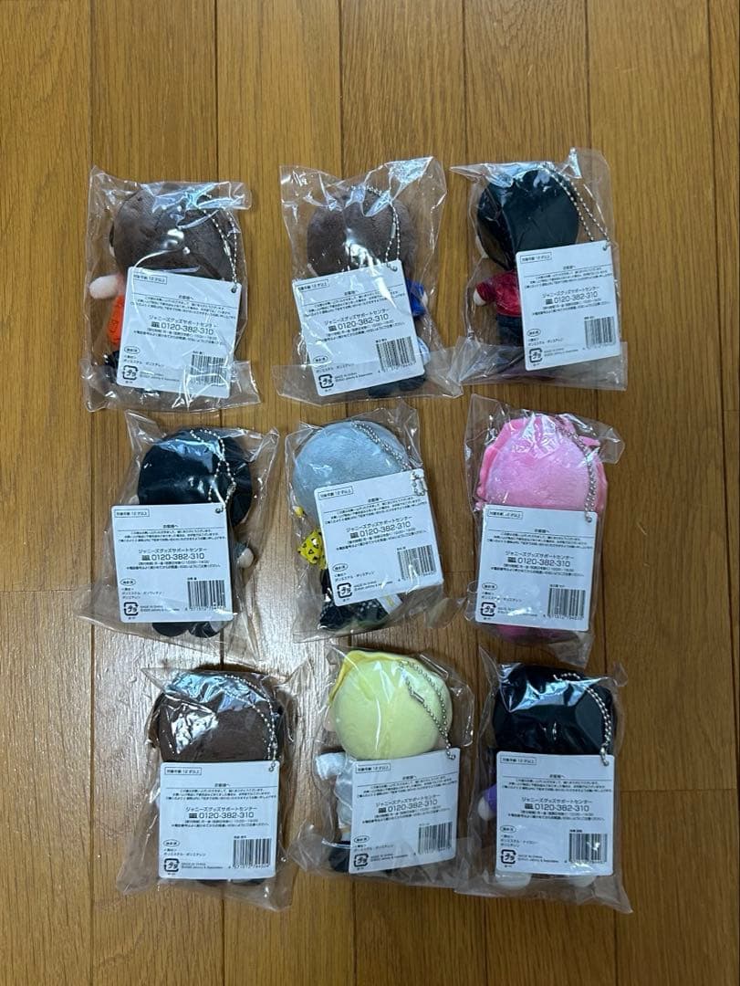 新品未開封 Man すのチル ぶら下がりシリーズ ぬいぐるみ 9体