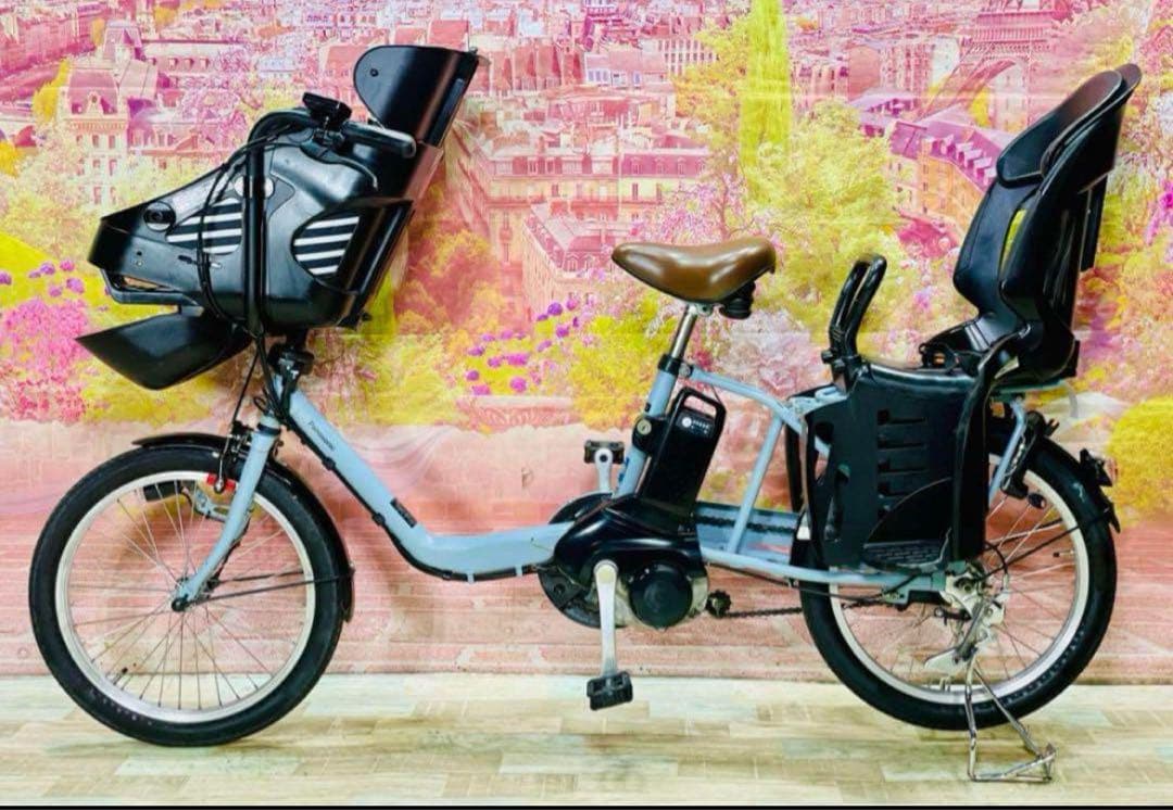 K2071 電動自転車パナソニック ギュット 子供乗せ 20インチ 送料無料