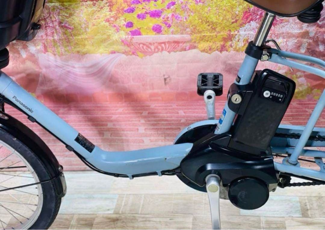 K2071 電動自転車パナソニック ギュット 子供乗せ 20インチ 送料無料