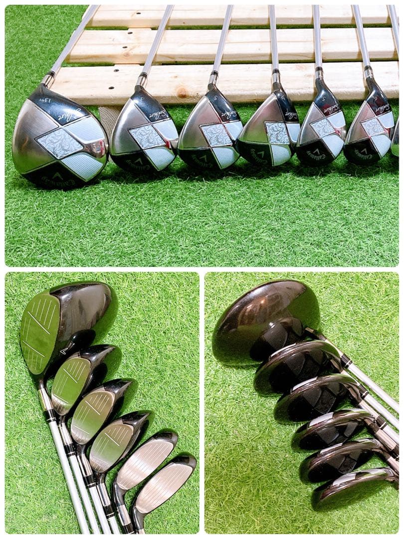 12.キャロウェイ　ソレイユ　ゴルフクラブ　レディースセット　豪華13本
