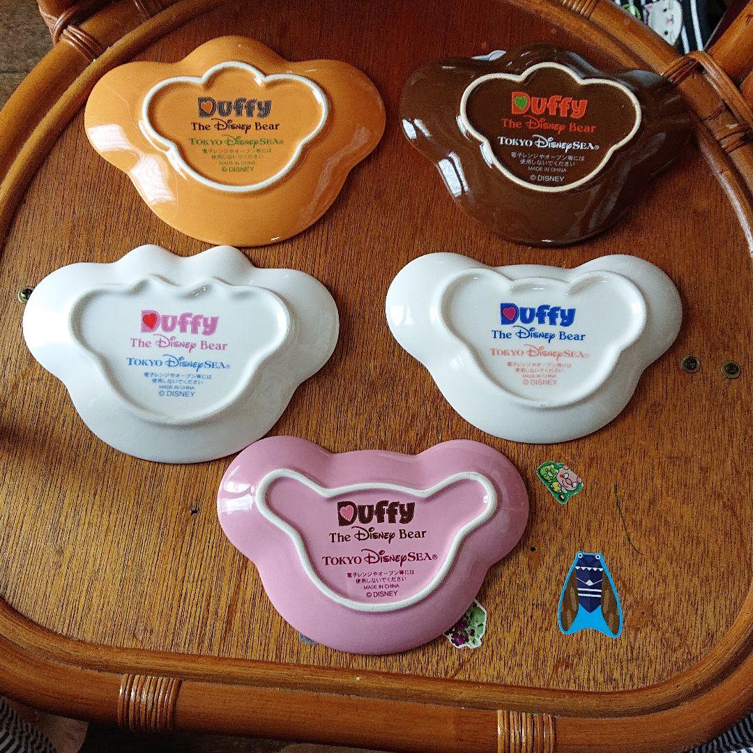 ☆ダッフィー&シェリーメイ、お顔型プレート5枚セット