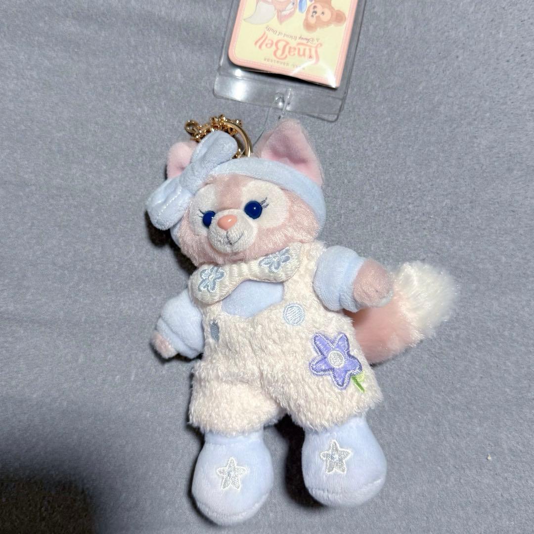上海ディズニー　リーナベルぬいぐるみキーチェーン　パジャマリラックス