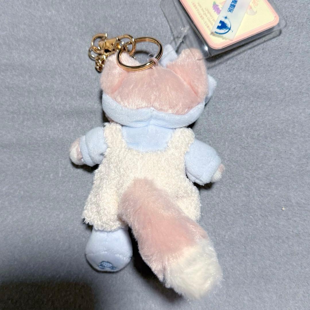 上海ディズニー　リーナベルぬいぐるみキーチェーン　パジャマリラックス