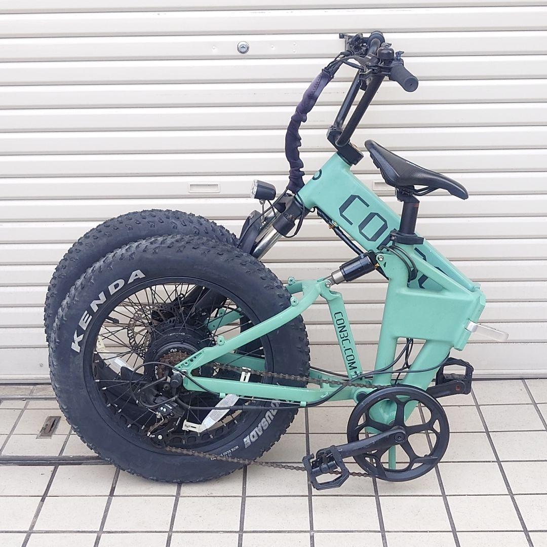 20インチ Fatバイク 電動アシスト 48km走行 1回充電 ファットバイク