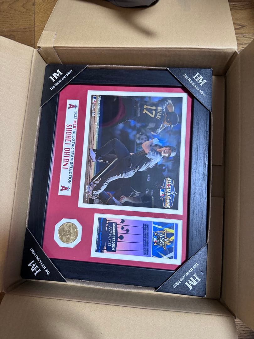 Shohei Ohtani サイン入りフレーム付き写真セット