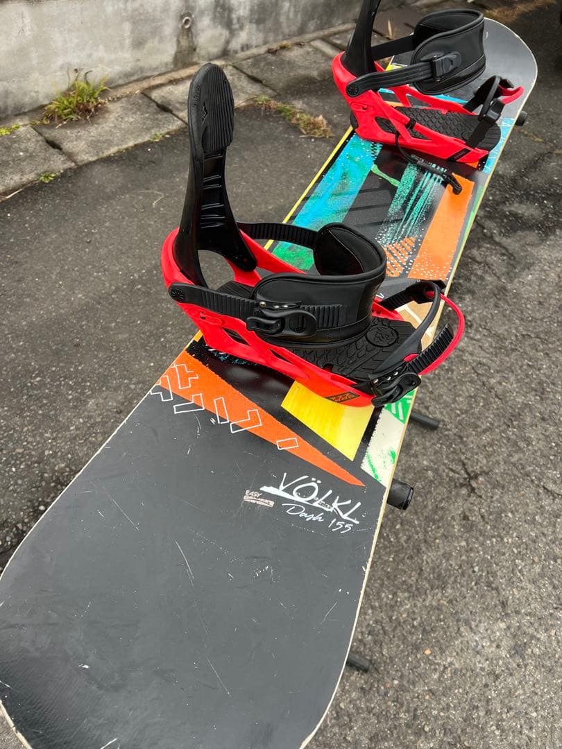 VOLKLの板とK2のビンディング