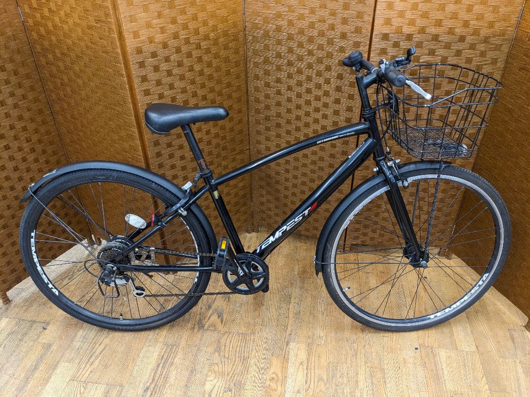 U028 普通自転車　26インチ　6段変速 LEDオートライト