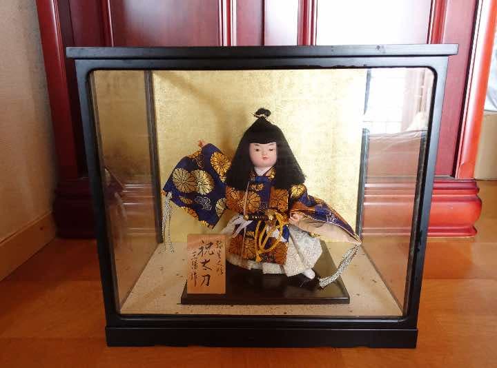 五月人形★☆弥生人形 祝太刀 三陽作☆★レトロアンティーク