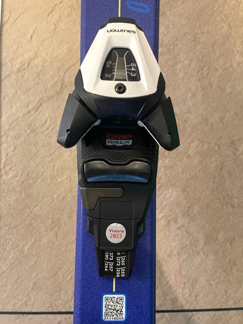 サロモン SALOMON S/RACE スキー板 130cm + ビンディング