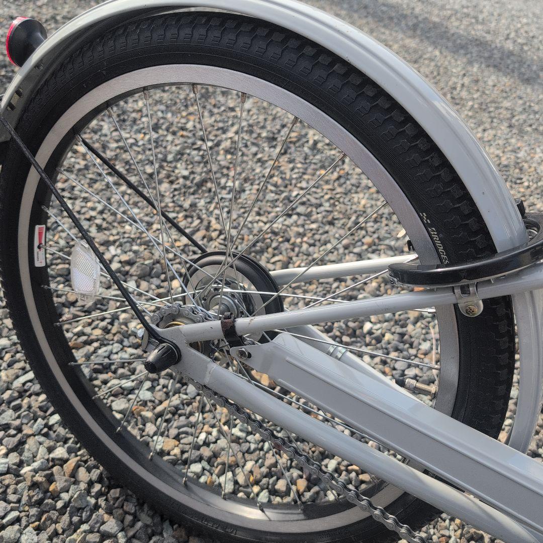 ブリジストン　bikke　22インチ　ブルーグレー