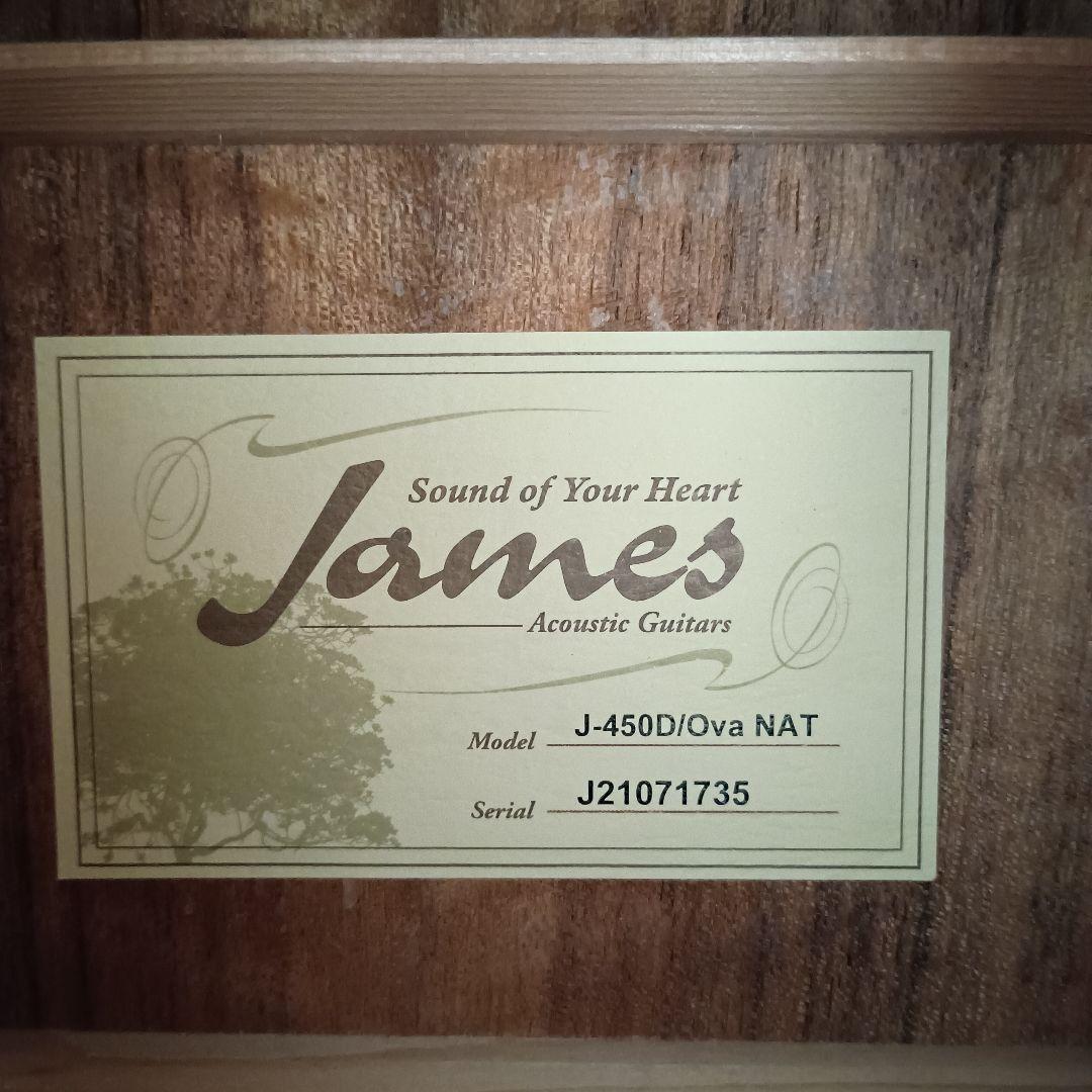 [エレアコ]James J-450D/Ova NAT アコースティックギター