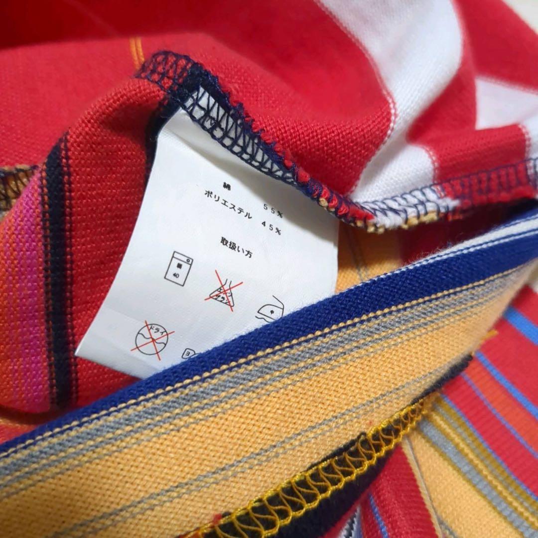 Canterbury ラガーシャツ S クレイジーパターン 好配色 カンタベリー