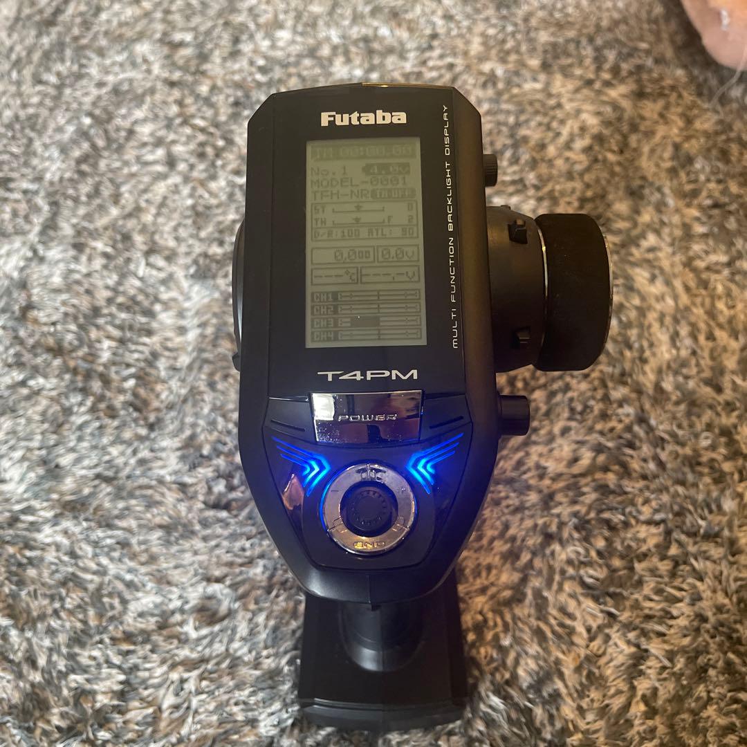 Futaba T4PM リモコン 4チャンネル バックライト付き