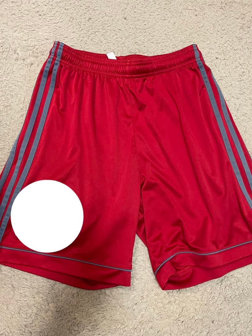 帝京第三 サッカー部 赤練習着 上下セット