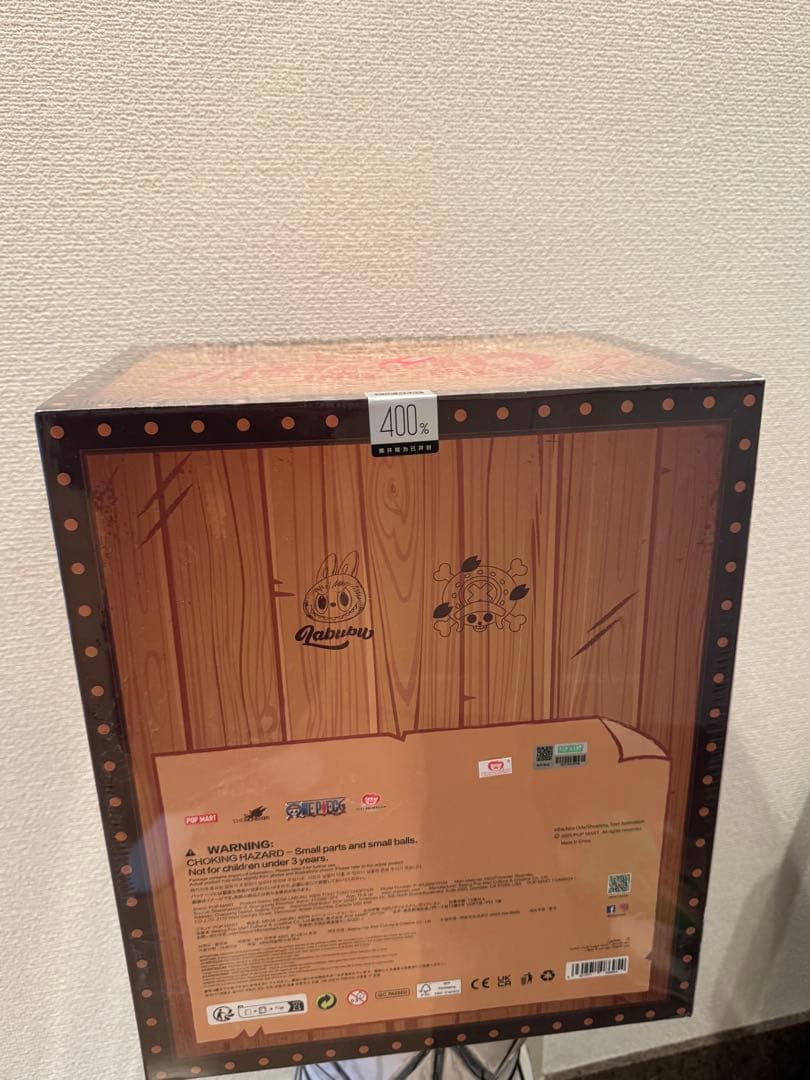 新品POP MART × ワンピース Labubu チョッパー 400% ラブブ