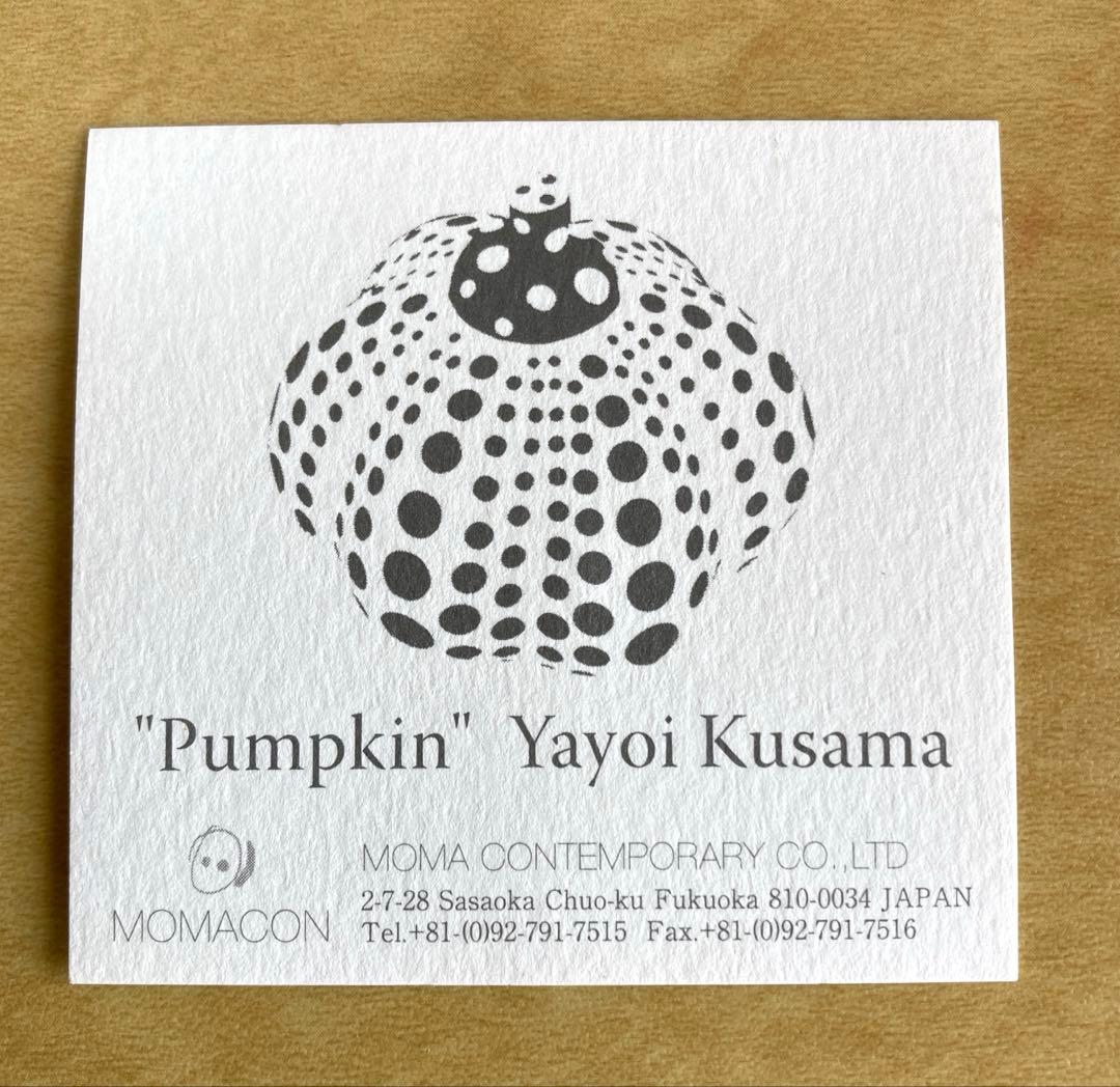 草間彌生 かぼちゃ パンプキン ペーパーウェイト オブジェ 箱有り