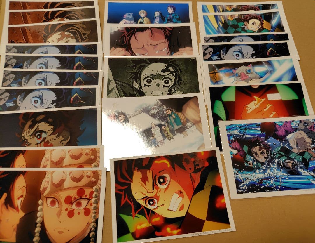 鬼滅の刃　ブロマイドくじ　遊郭編　無限列車編　36点　まとめ売り