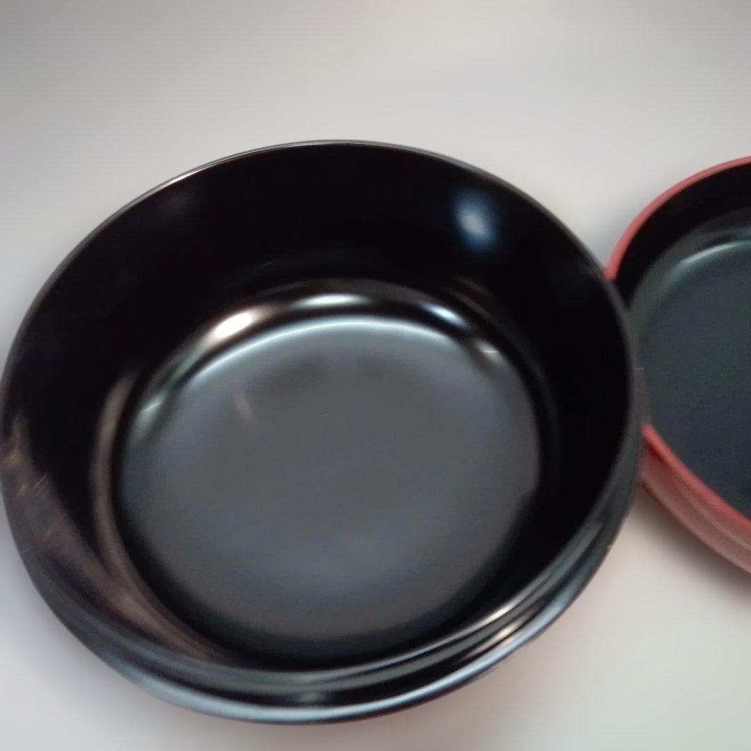 食籠　ジキロ　木製　五君子（松竹梅蘭菊）