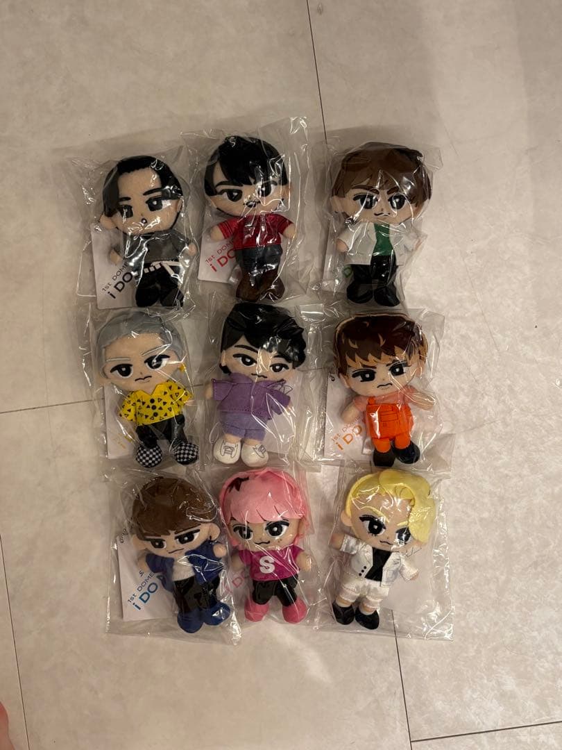 Man すのチル　ぶら下がりシリーズ　ぬいぐるみ 9人セット