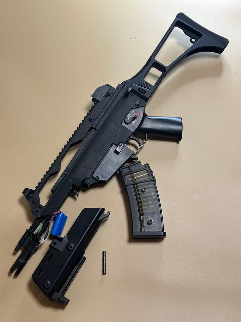 【値下げ】東京マルイG36C LIPO バッテリー付き