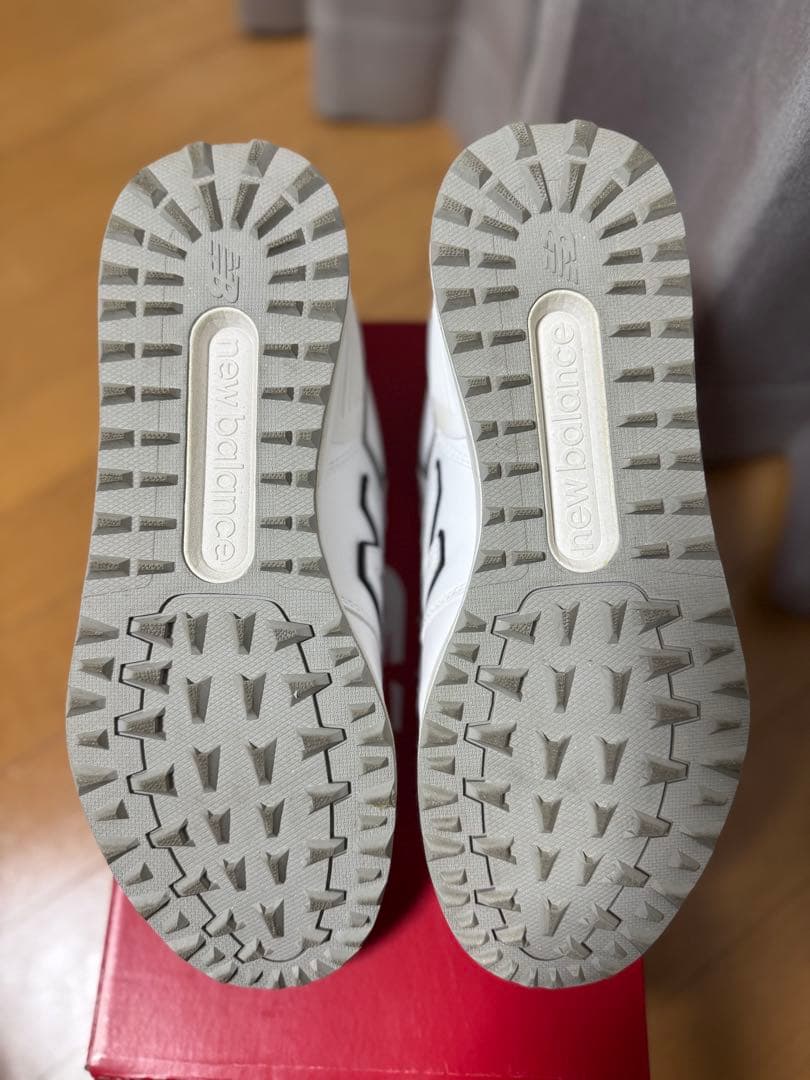 【aka】ゴルフシューズNew Balance 574 ホワイト/ネイビー